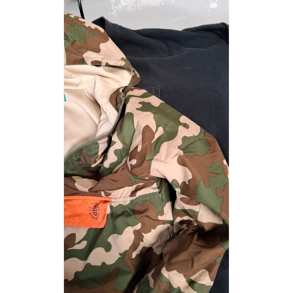 365kids Garanimals Boys Camo Windbreaker Jacket Orange Pocket Hooded Anorak 4 - Picture 5 of 13